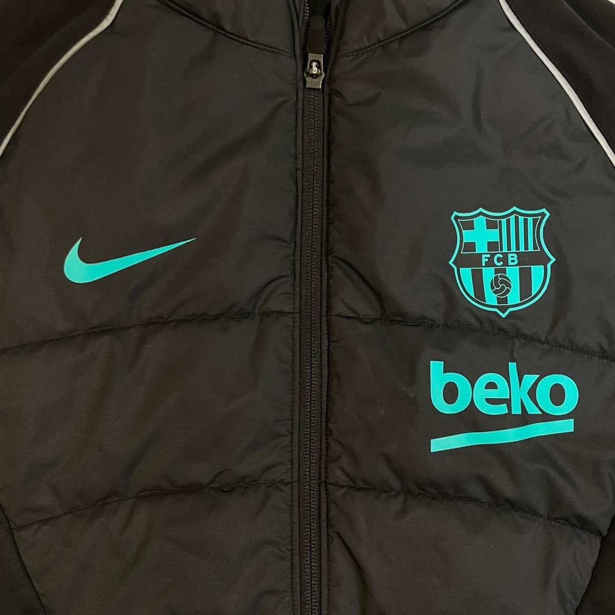 Nike Nike FC Barcelona black sweatshirt training half zip puff Size US M / EU 48-50 / 2 - 5 Thumbnail