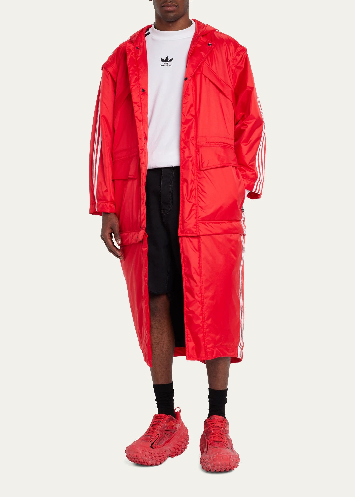 Balenciaga o1s1rm1024 Bouncer Sneakers in Red Size US 11 / EU 44 - 3 Thumbnail