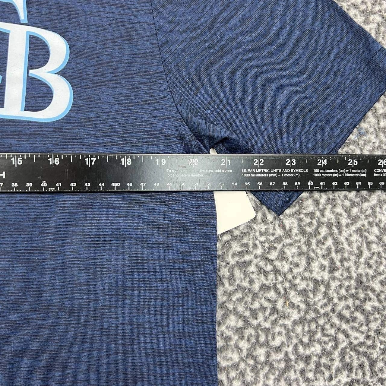 Other Tampa Bay Rays Polo Shirt Men L Blue Short Sleeve Collared Size US L / EU 52-54 / 3 - 4 Thumbnail