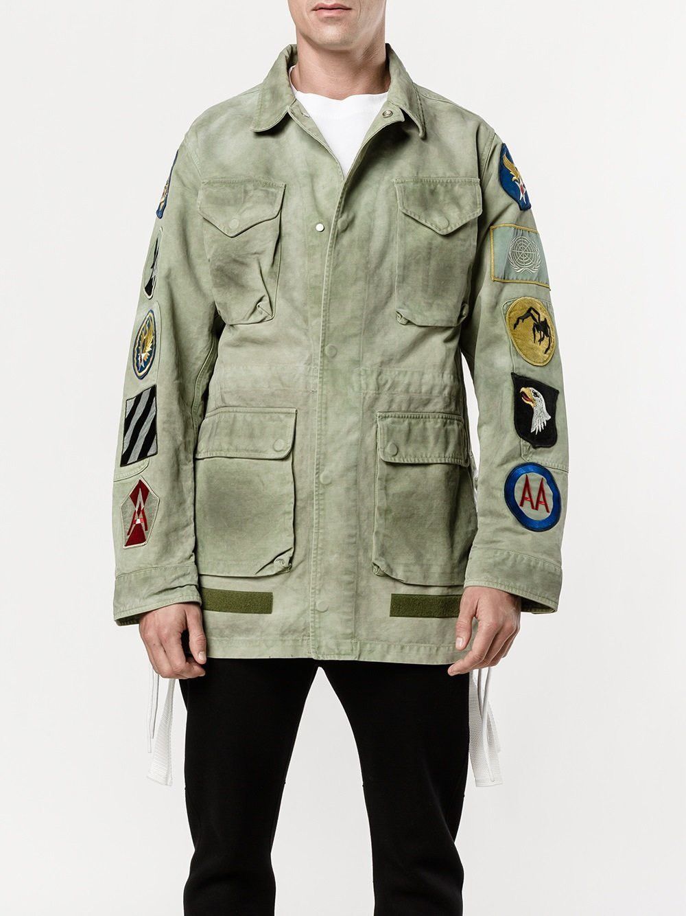 Off-White Off-White Patch Sleeve Military Jacket Size US XS / EU 42 / 0 - 17 Thumbnail