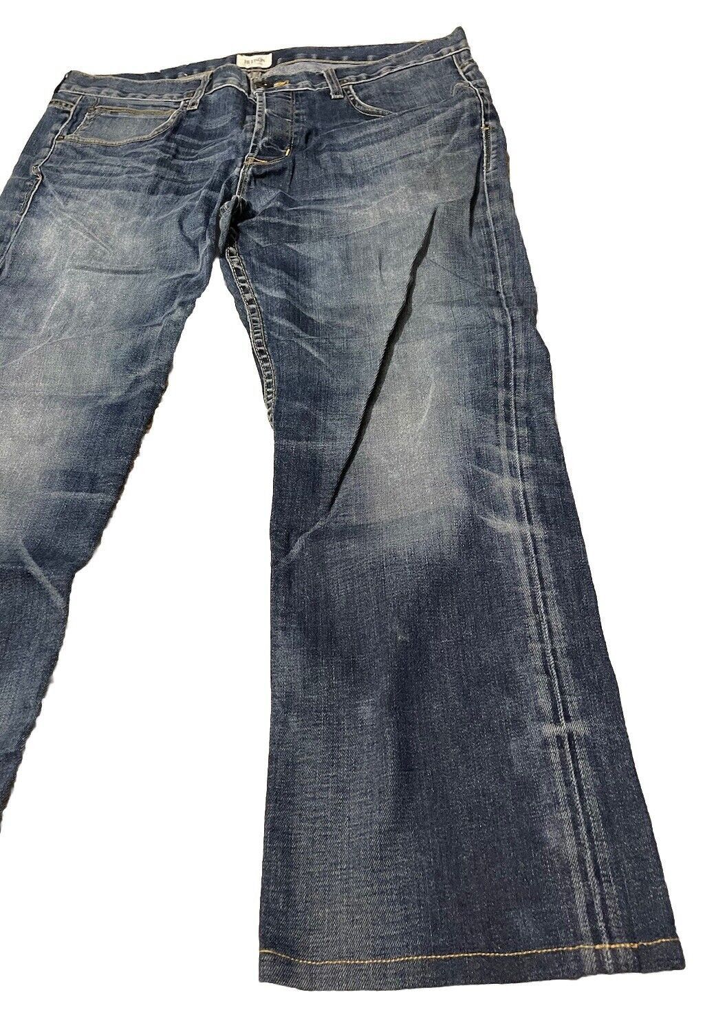 Hudson × Vintage Hudson Byron Straight Jeans Men’s Blue Medium-Dark Size US 36 / EU 52 - 2 Thumbnail