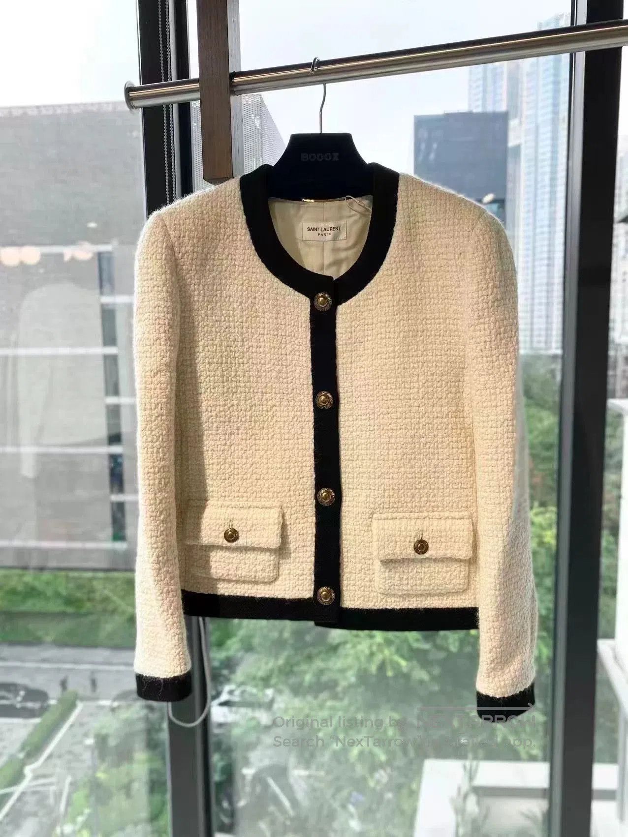 Saint Laurent Paris Saint Laurent SLP Wool Tweed Jacket. Size S / US 4 / IT 40 - 1 Thumbnail