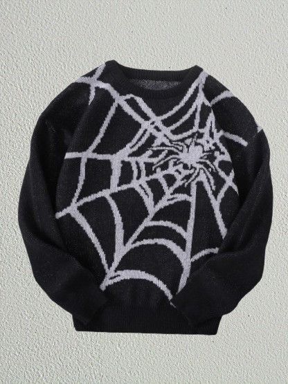 トップス spider mesh knit parker CLOUT COLLECTION ™️ | Disintegration 'Poison' Oversized
