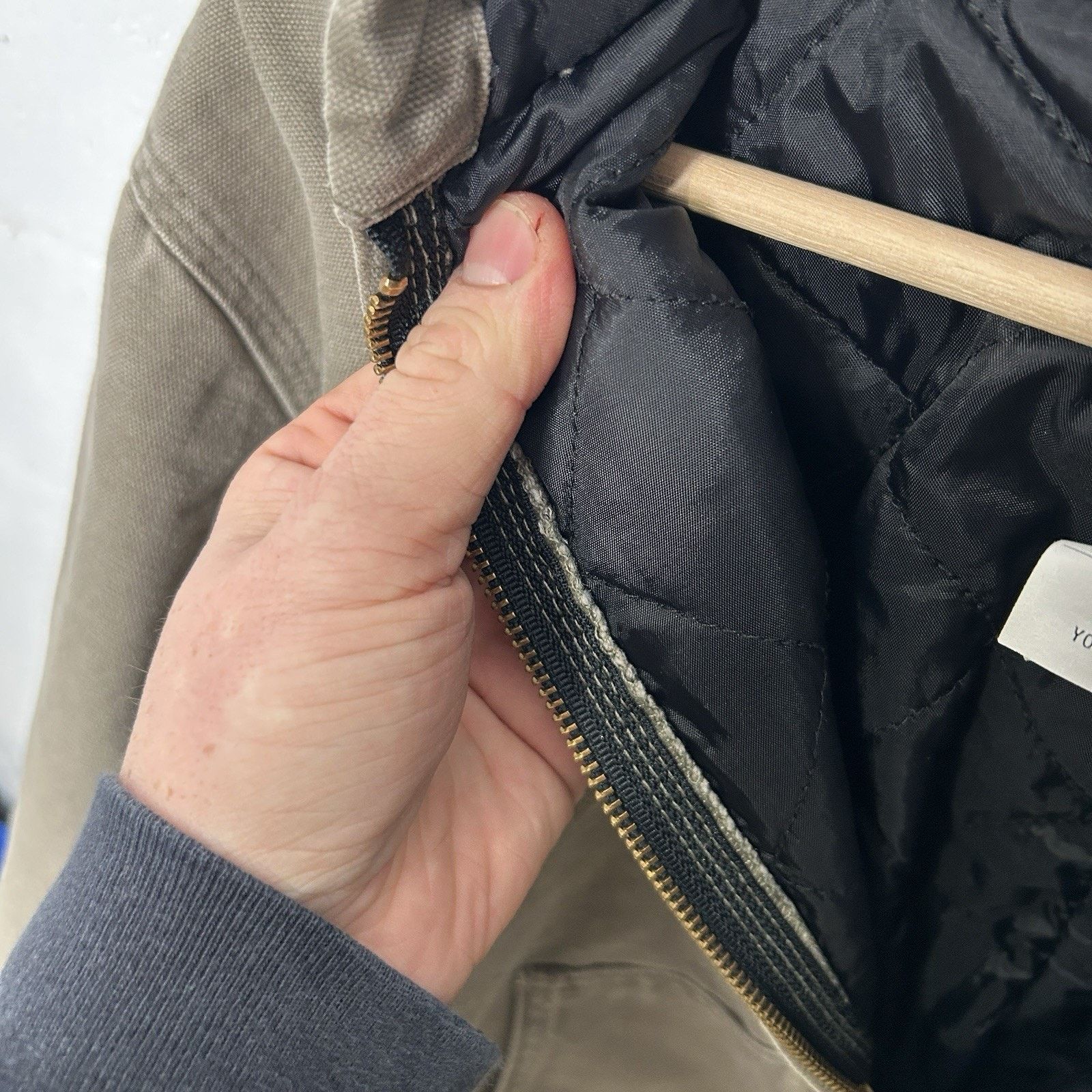 Carhartt Y2K Carhartt Quilted Hooded Active Jacket “Desert” Y06 DES Size S / US 4 / IT 40 - 12 Thumbnail
