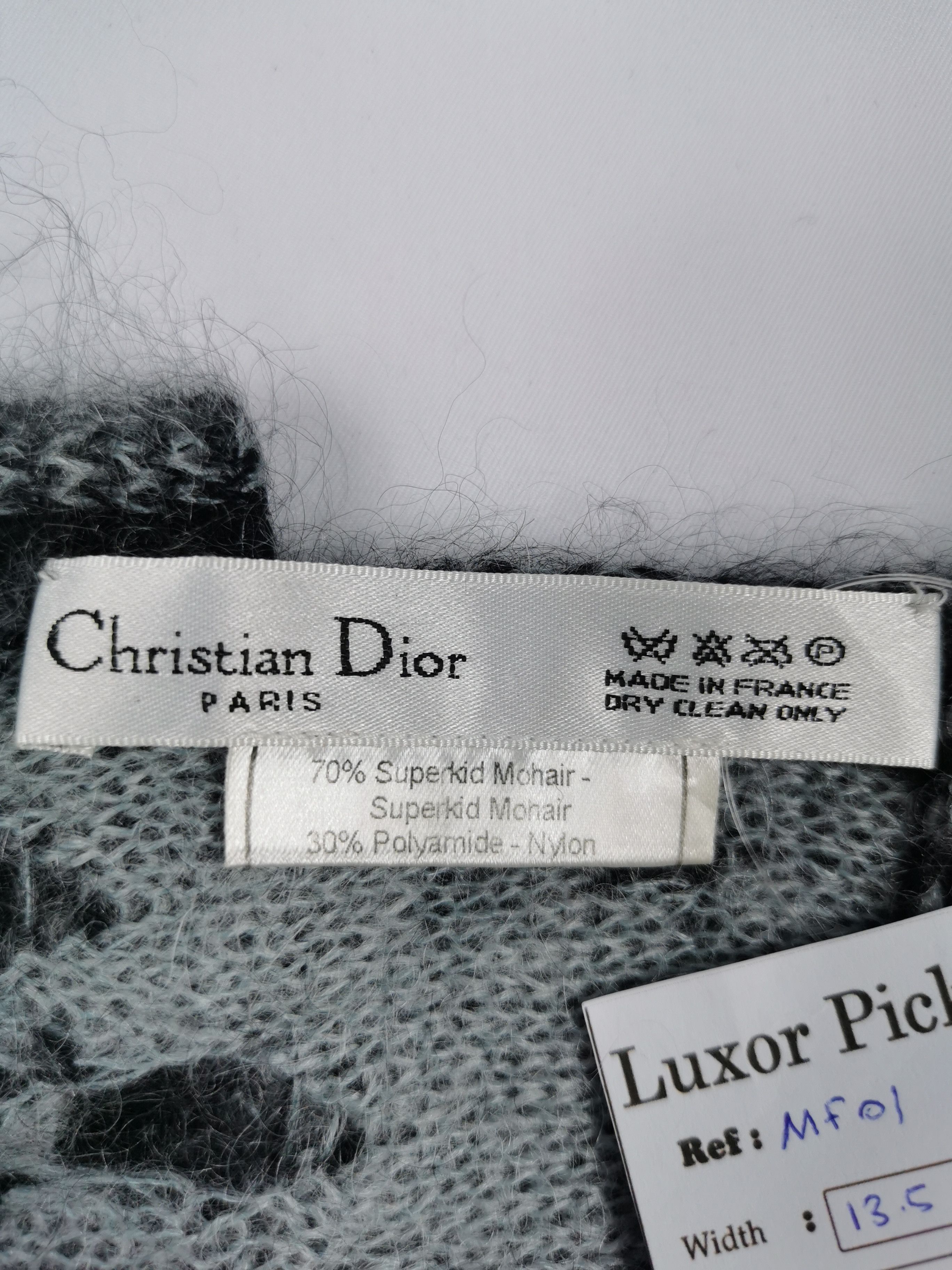 Christian Dior Monsieur Christian Dior scarf mohair Size ONE SIZE - 10 Thumbnail