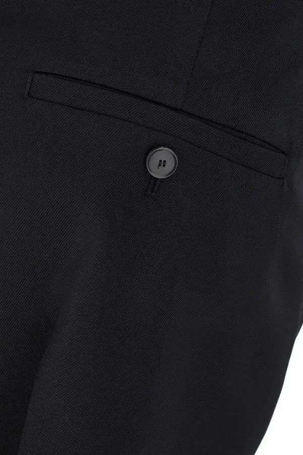Givenchy o1w1db10325 Flare Tailoring Pants in Black Size 28" / US 6 / IT 42 - 3 Thumbnail