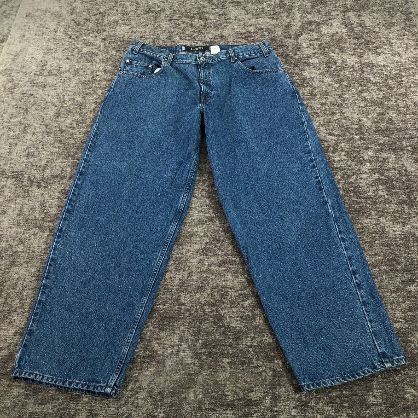 image of Levis x Levis Vintage Clothing 90's Super Baggy Vintage Silvertab Skater Jeans in Blue (Size 36)