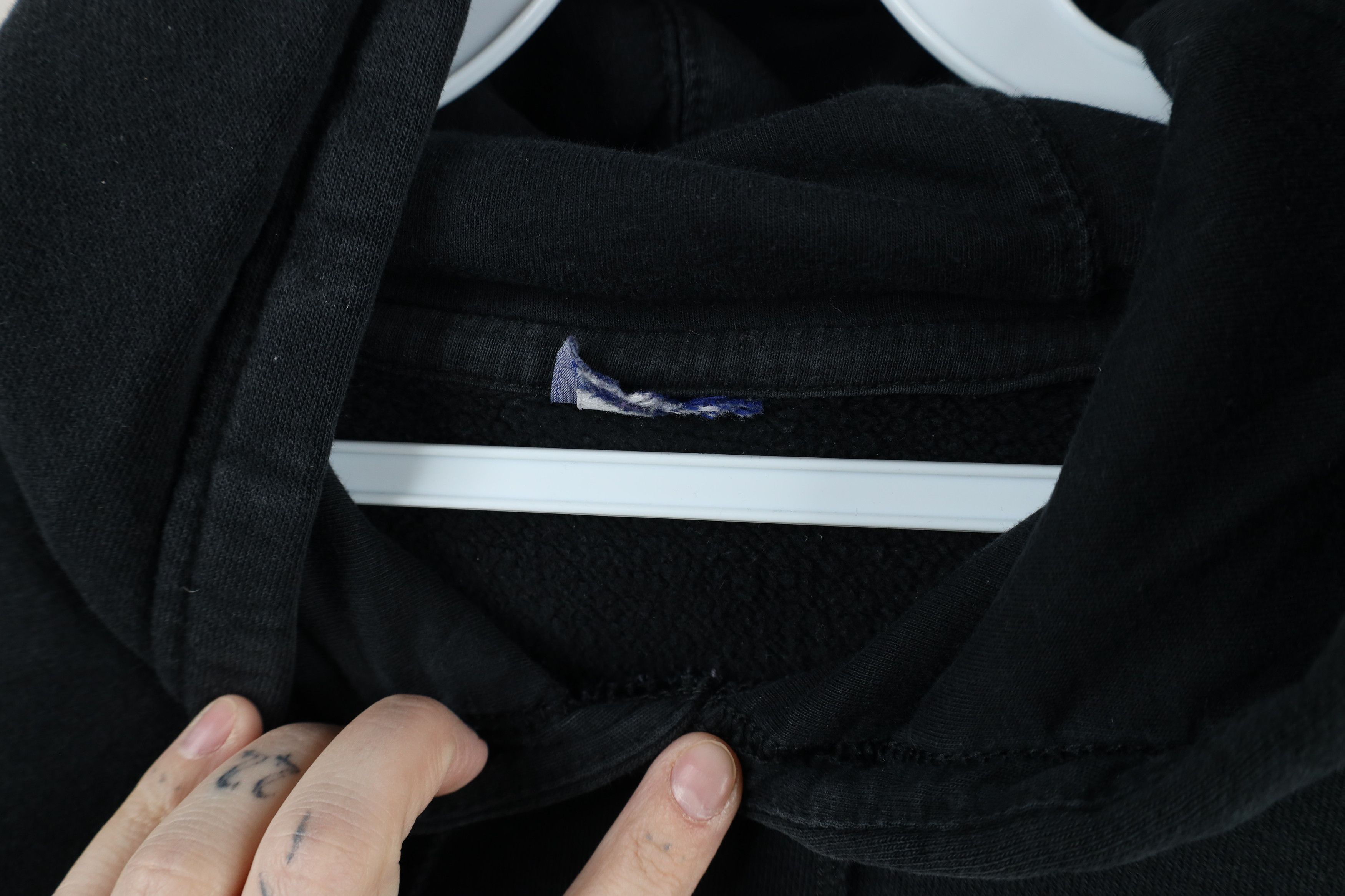 Nike × Vintage Vintage Nike Scott Mini Swoosh Hoodie Sweatshirt Black Size US M / EU 48-50 / 2 - 8 Thumbnail