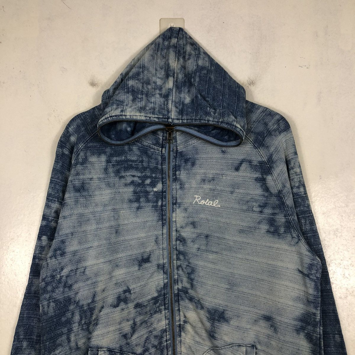 Japanese Brand 📌ACID WASH BIKER ZIPPER JACKET ROIAL CALIFORNIA Size US M / EU 48-50 / 2 - 5 Thumbnail