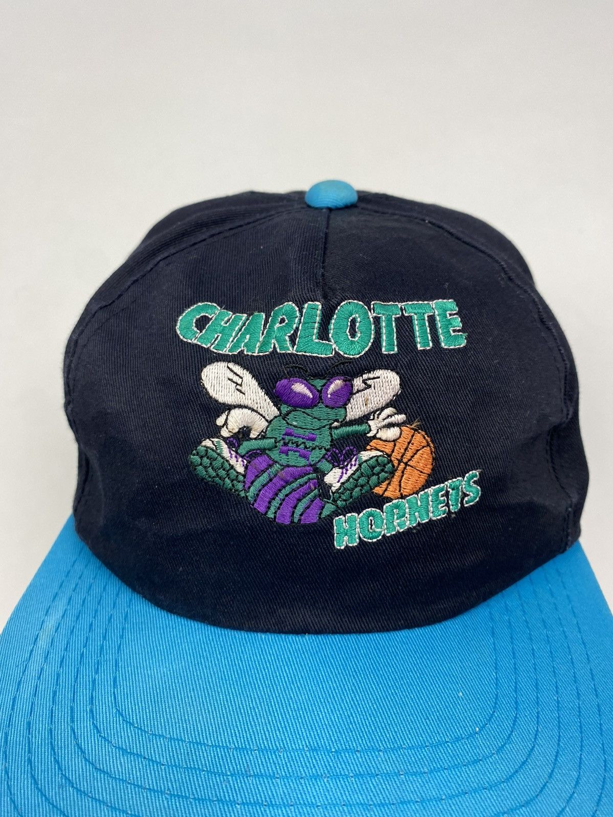NBA 1990s Vintage Charlotte Hornets Cap Hat Size ONE SIZE - 3 Thumbnail