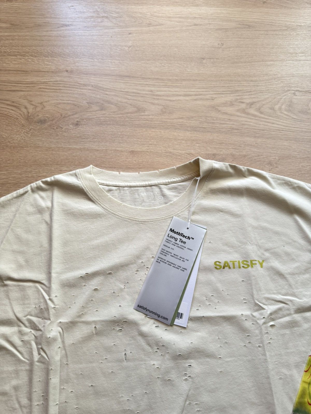 Satisfy Satisfy Running MothTech The Rocker “Off-White” Long Sleeve Size US XL / EU 56 / 4 - 2 Thumbnail