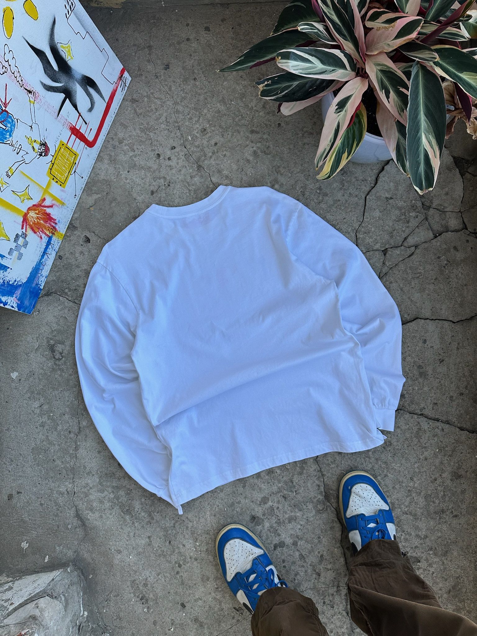 032c 032c Big Logo White Longsleeve T-Shirt acid logo Size US M / EU 48-50 / 2 - 3 Thumbnail