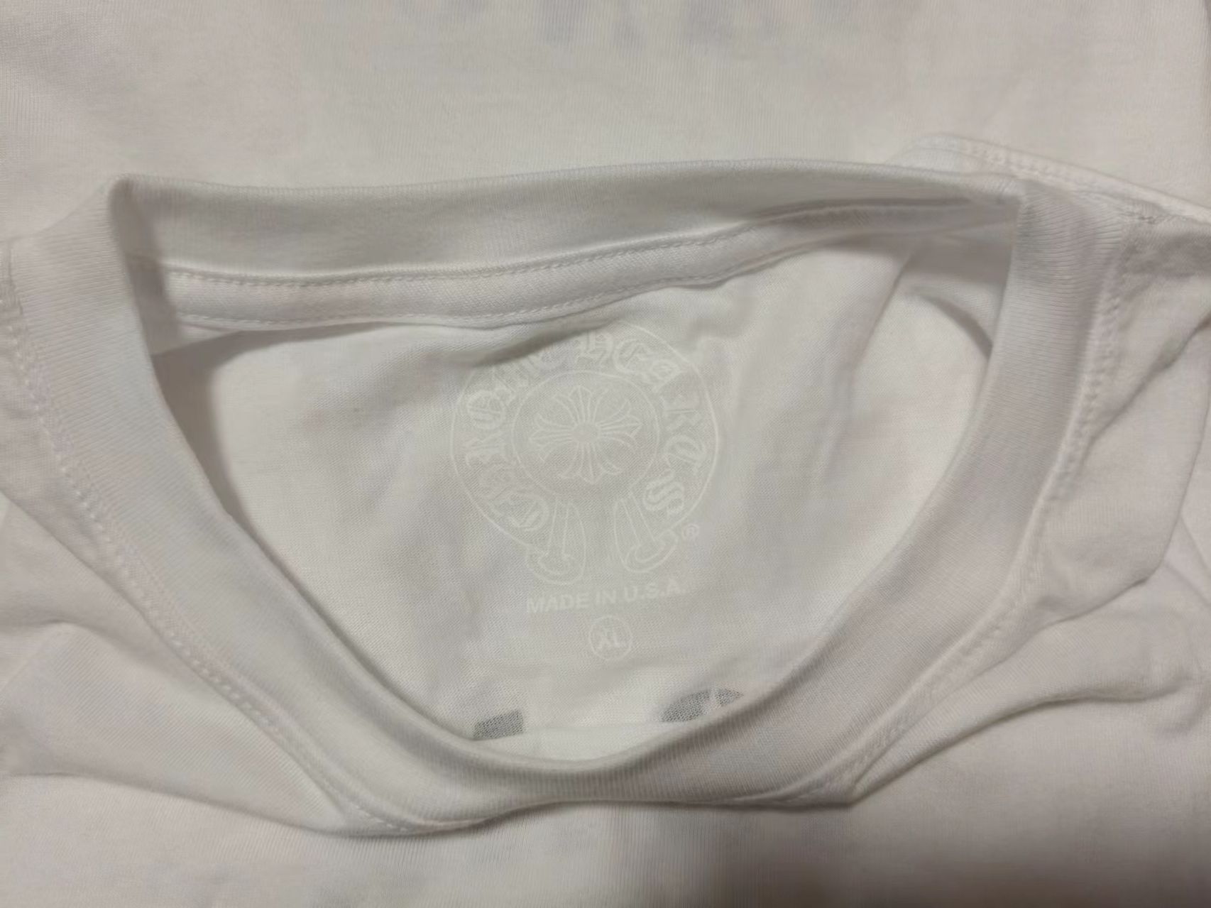Chrome Hearts Chrome Hearts Paris Exclusive Long-Sleeve T-Shirt 'White' Size US XL / EU 56 / 4 - 3 Thumbnail
