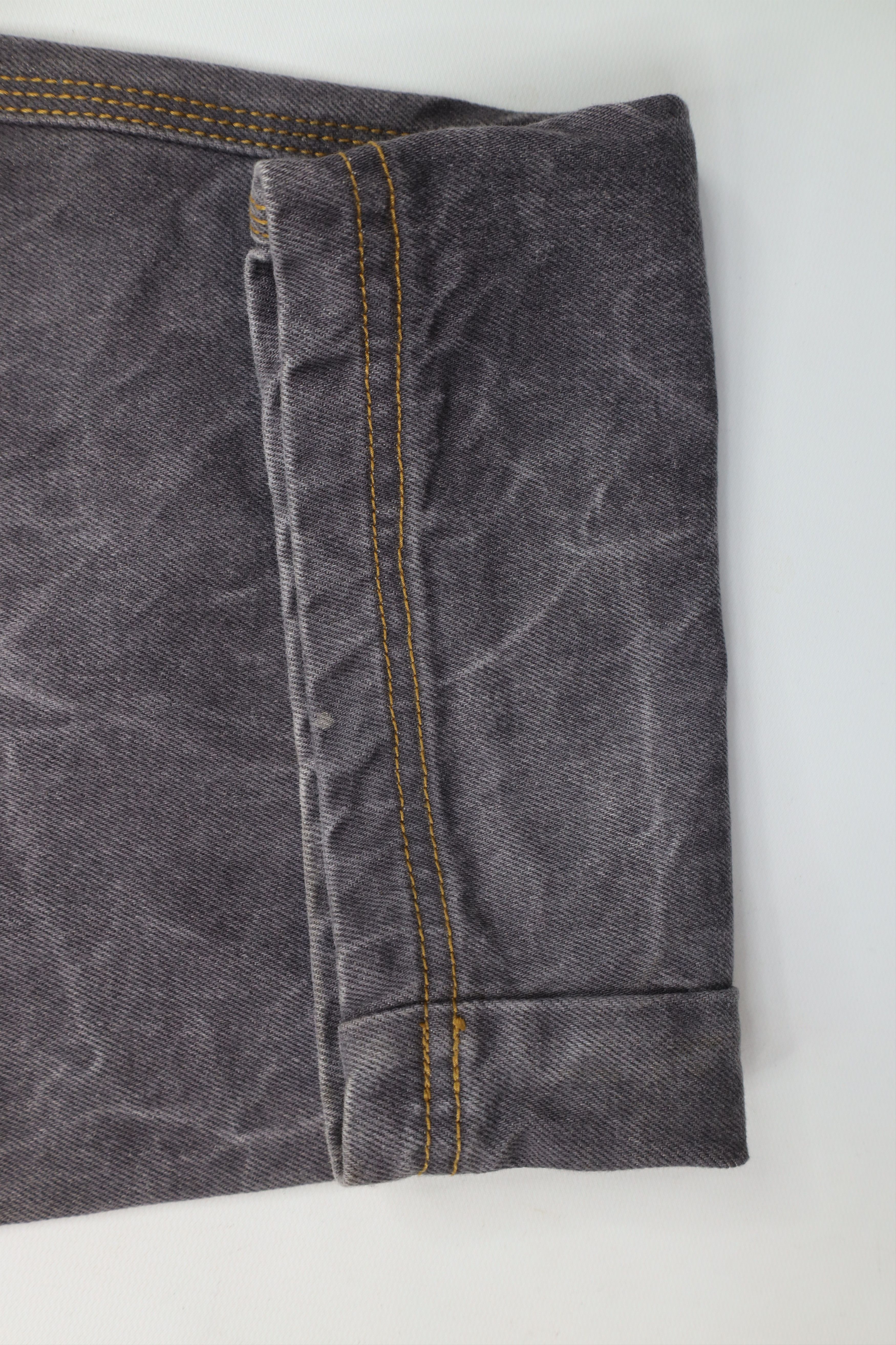 Vintage Vintage 90s Y2K Streetwear Fit Wide Leg Denim Jeans Gray Size US 32 / EU 48 - 11 Thumbnail