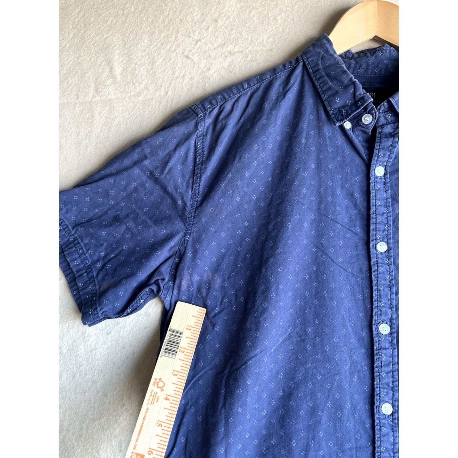 Cotton On Cotton On Men Button-Up Shirt Blue Large Casual Long Sleeve Collared Size Large Size US L / EU 52-54 / 3 - 6 Thumbnail
