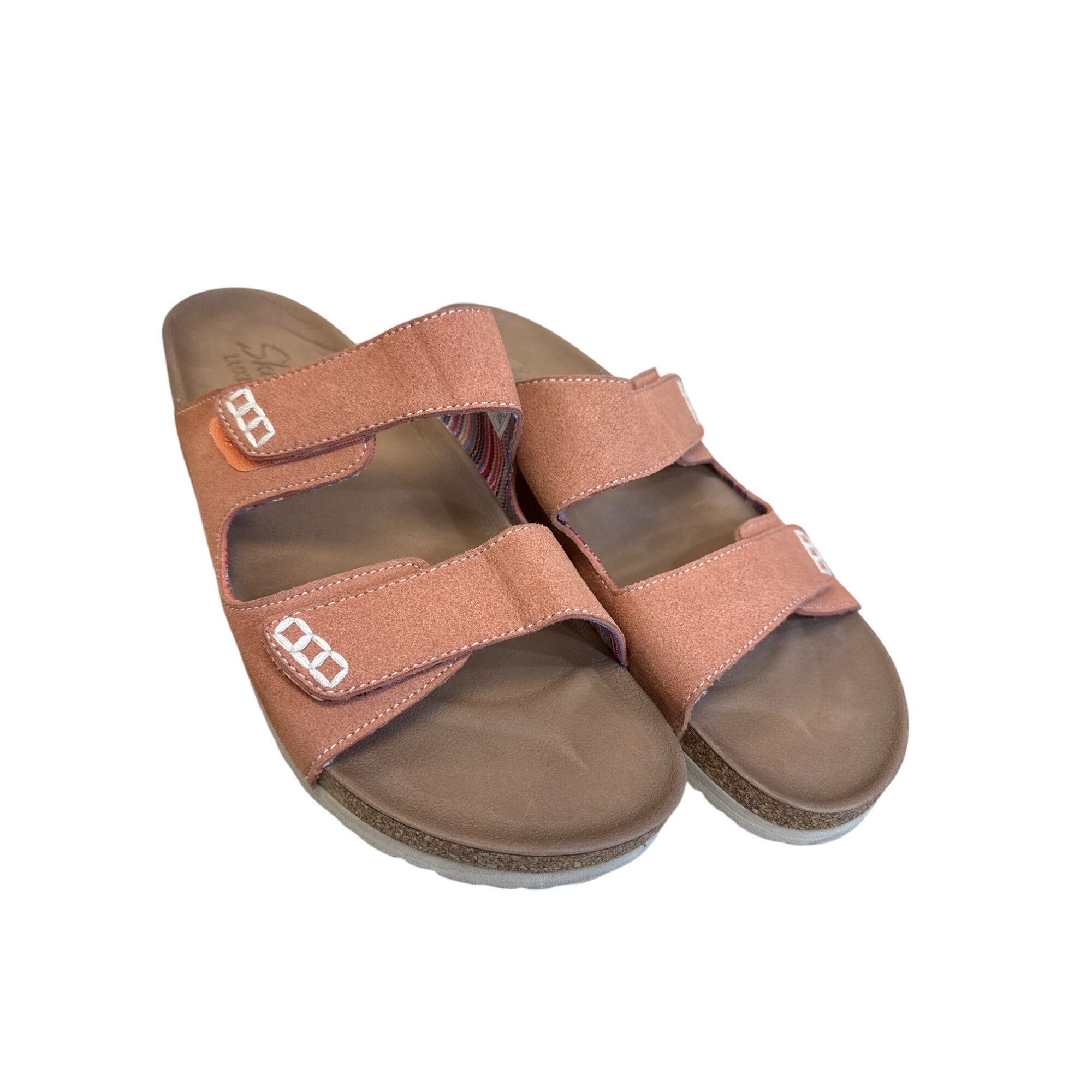 SKECHERS Skechers Mens Coral Granola Luxe Foam Sandals Size 10 SKU 82 Size US 10 / EU 43 - 10 Thumbnail