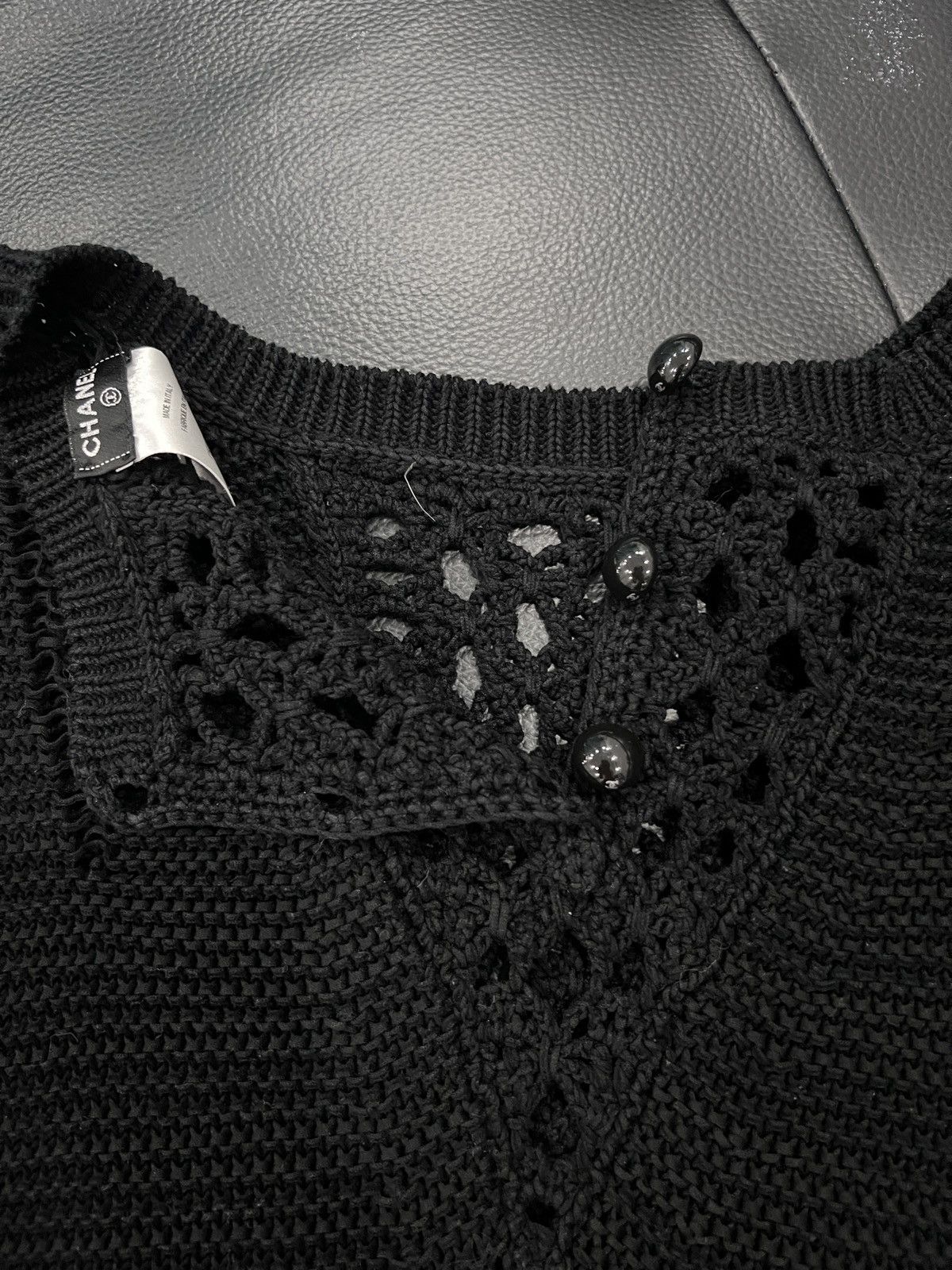 Chanel Chanel runway style, four-pocket openwork knit dress Size S / US 4 / IT 40 - 12 Thumbnail