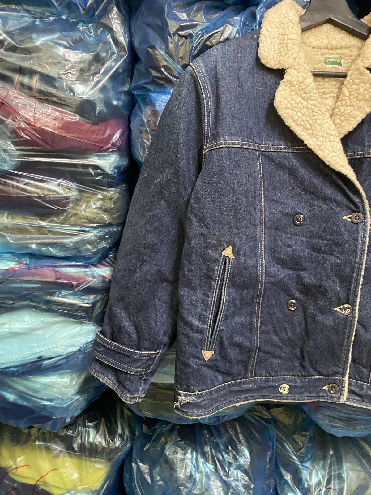 Japanese Brand Vintage Simple Life by Renown Sherpa-Lined Denim Jacket Size US S / EU 44-46 / 1 - 7 Thumbnail