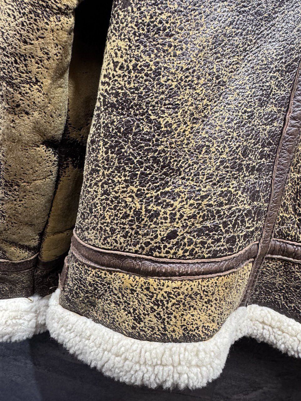 Other F16 Type Aviation Air Force US Army Style Sheepskin Jacket Size US M / EU 48-50 / 2 - 15 Thumbnail