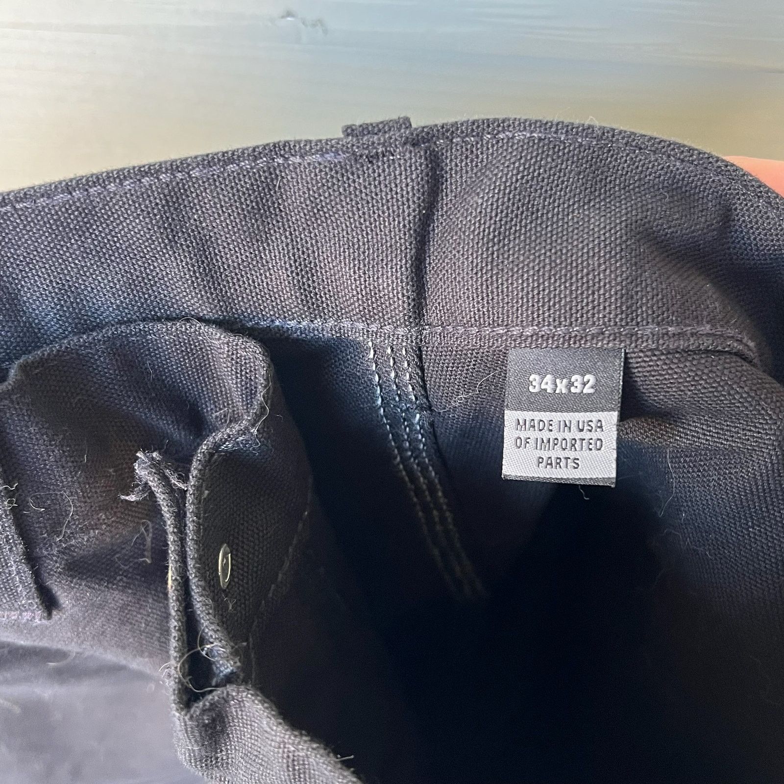 Carhartt × Vintage Carhartt black double knee work wear carpenter pants Size US 33 - 7 Thumbnail
