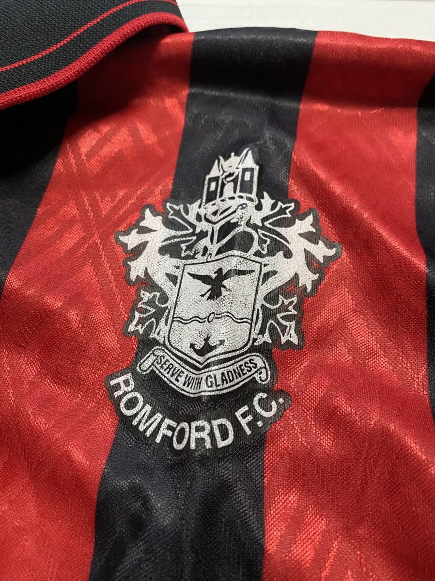 Vintage Vintage Romford F.C. Home Shirt 1992–95 #4 – Match Worn Size US XL / EU 56 / 4 - 10 Thumbnail