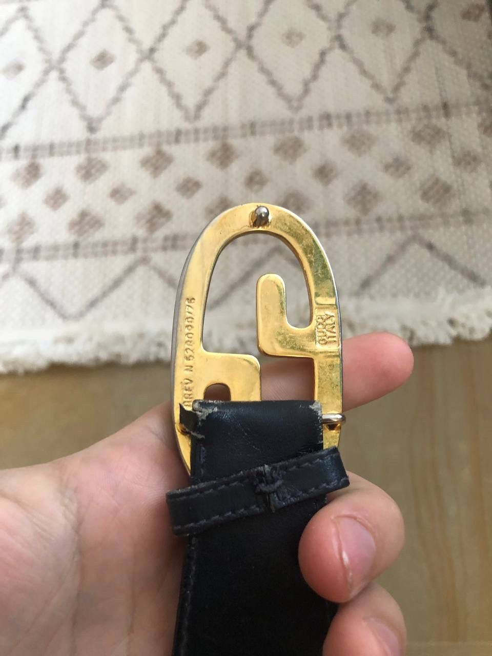 Designer × Gucci × Vintage VINTAGE 80-90s GUCCI MONOGRAM BELT Size ONE SIZE - 14 Thumbnail