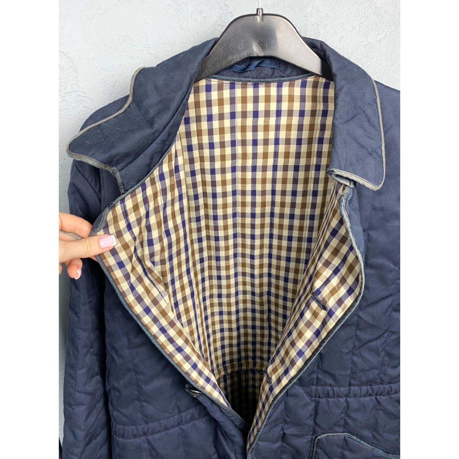 Aquascutum Aquascutum Vintage Mens Quilted Jacket XL Blue Front Quilted Jacket Mens XL Aquascutum Vintage Mens Quilted Jacket XL Blue Size US XL / EU 56 / 4 - 6 Thumbnail