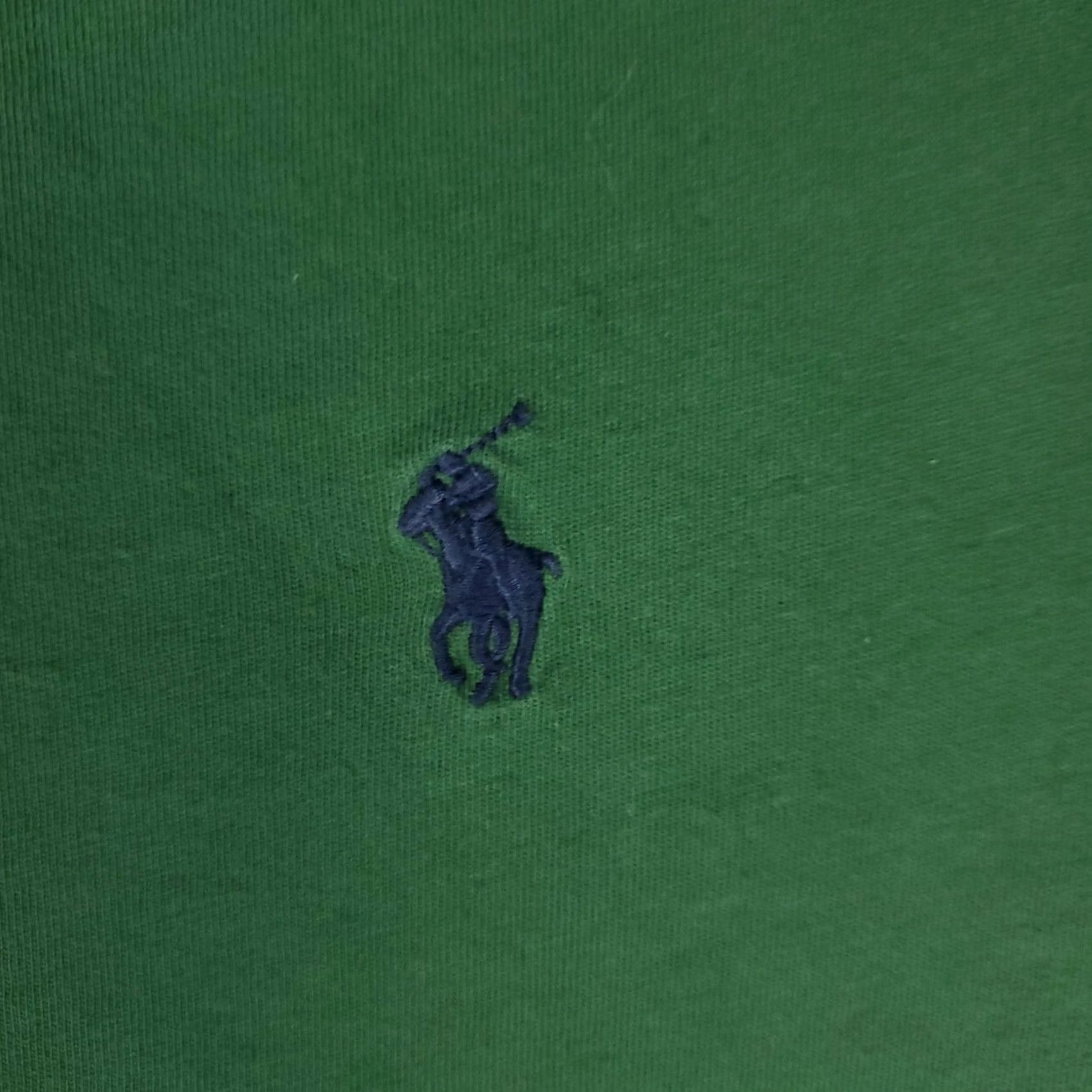 Ralph Lauren Ralph Lauren T Shirt Mens 2XL Green V-Neck Short Sleeve Pony Logo Cotton Size US XXL / EU 58 / 5 - 3 Thumbnail