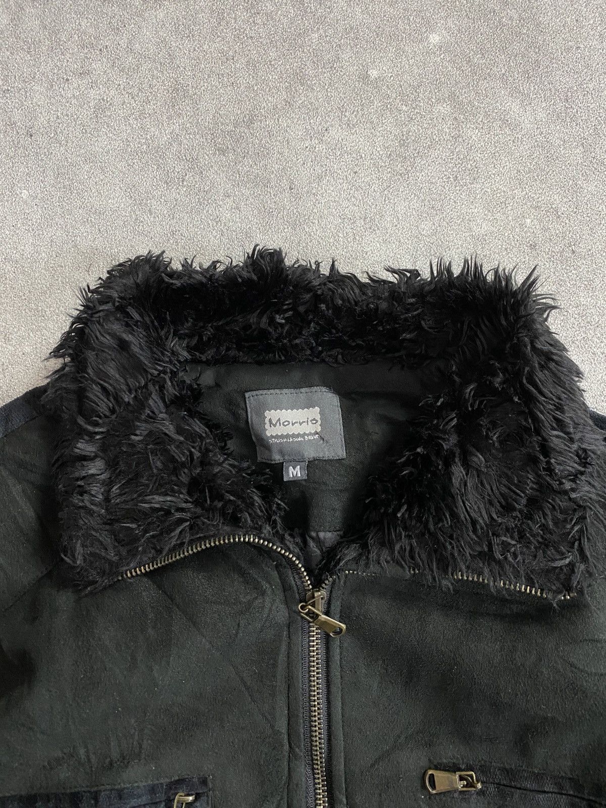 If Six Was Nine × Japanese Brand × Le Grande Bleu (L.G.B.) 2000s Morris Faux Fur Quilted Jacket Size US M / EU 48-50 / 2 - 3 Thumbnail
