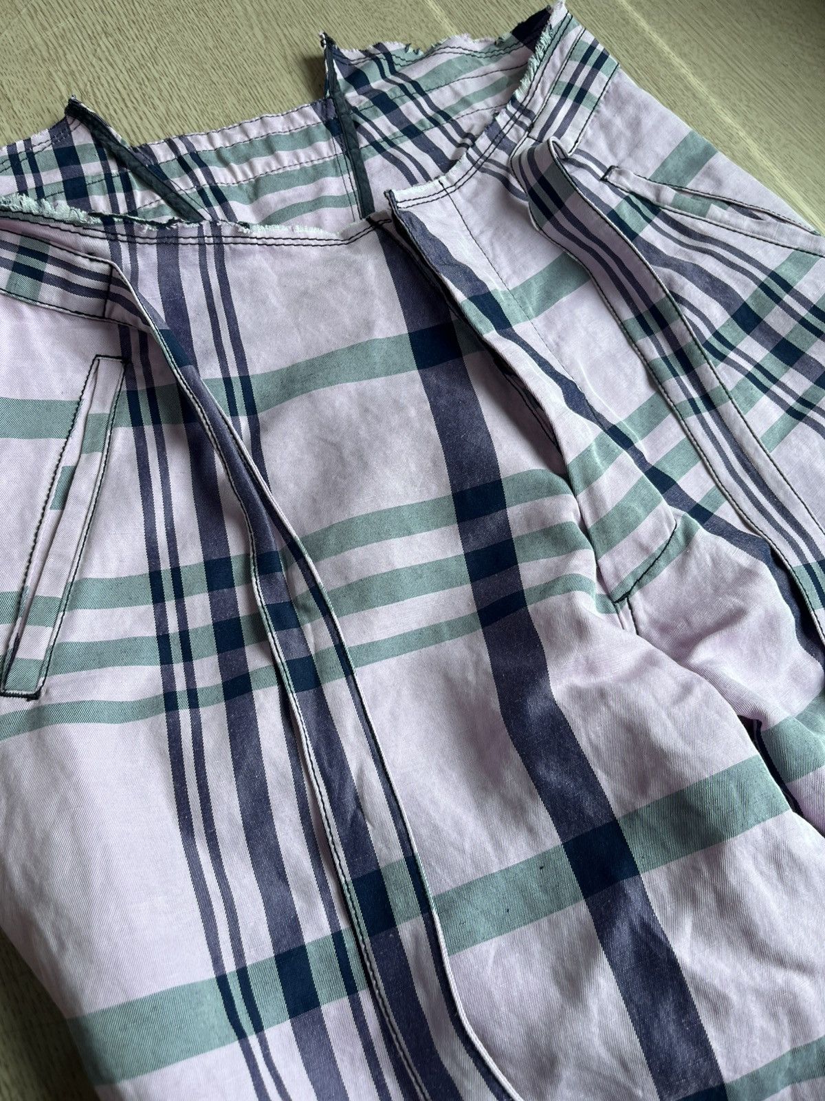 Vivienne Westwood M Vivienne westwood tartan raw hem belted harem pants Size US 29 - 4 Thumbnail