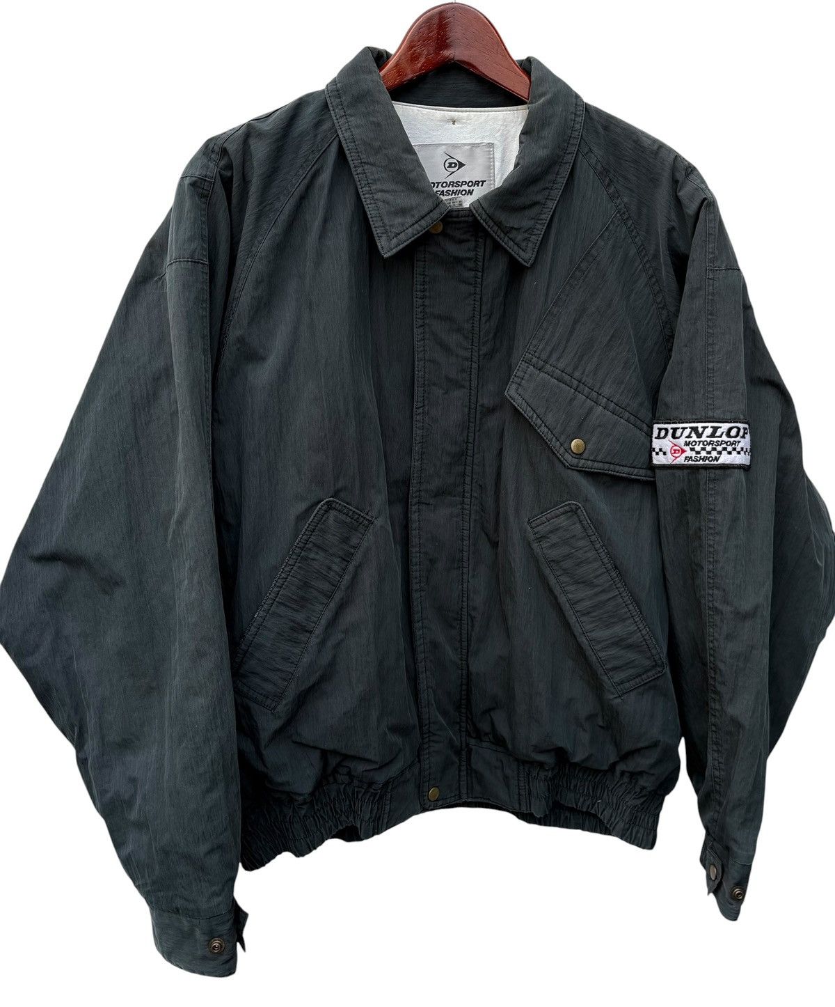 Dunlop Vintage Dunlop Motorsport Fashion Bombers Jacket Size US M / EU 48-50 / 2 - 2 Thumbnail