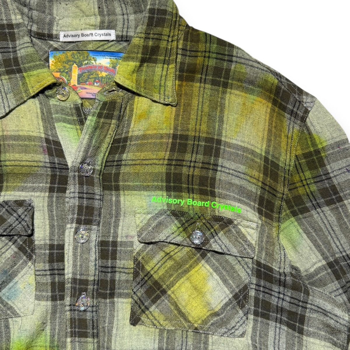 Advisory Board Crystals Crystal infused Dyed plaid flannel Size US L / EU 52-54 / 3 - 3 Thumbnail