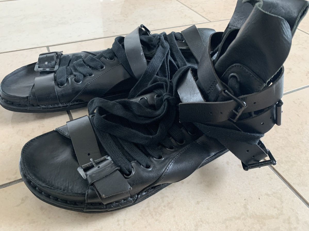 Ann Demeulemeester Ann Demeulemeester leather gladiator sandals Size US 11 / EU 44 - 11 Thumbnail