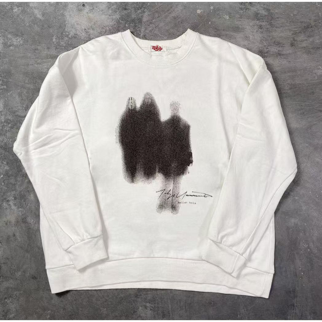 Japanese Brand × Jean Street Fashion Washed Retro Printed Sweatshirt Size US 32 / EU 48 - 1 Thumbnail