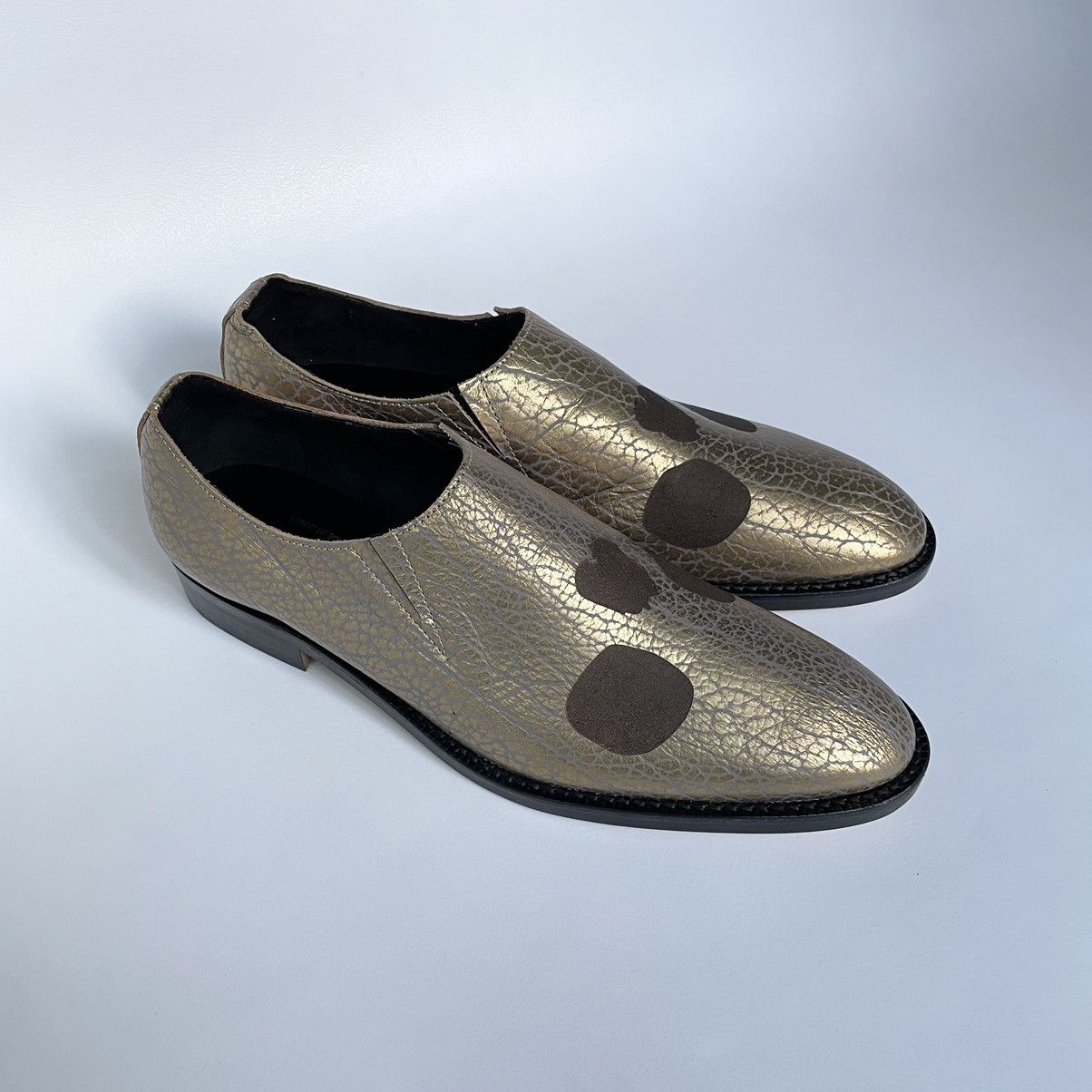 Comme des Garcons ‘Skull Print’ Leather Loafers Size US 8 / EU 41 - 4 Thumbnail