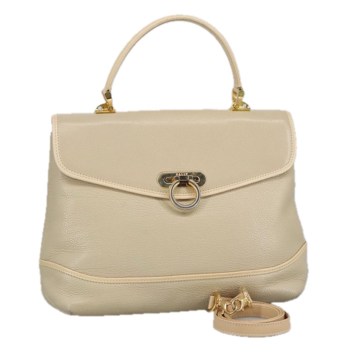 Bally Beige Leather Handbag (Pre-Owned) Size ONE SIZE - 1 Thumbnail