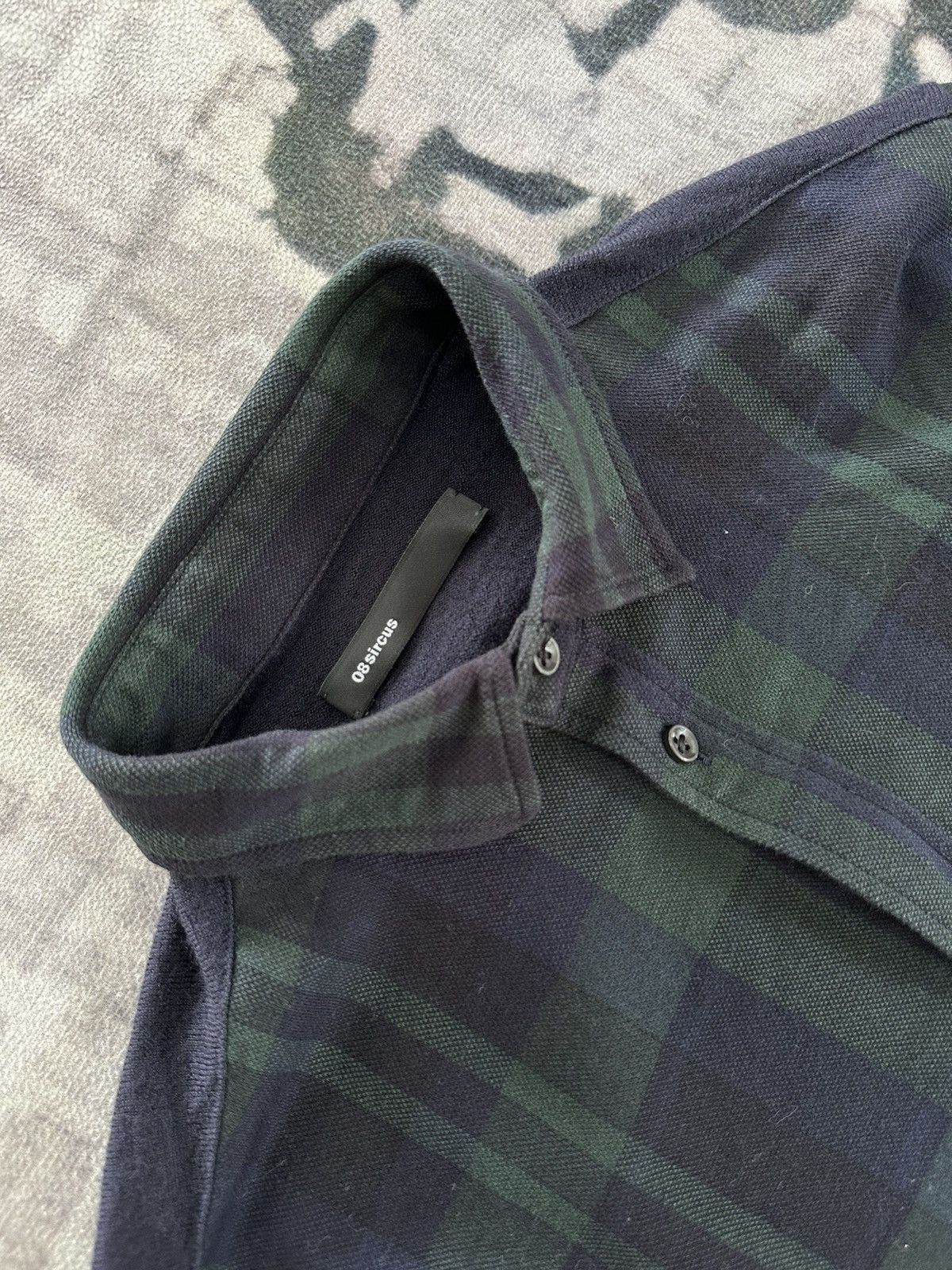 08sircus × Kiminori Morishita AW14 08sircus by Kiminori Morishita plaid polo shirt Size US S / EU 44-46 / 1 - 5 Thumbnail