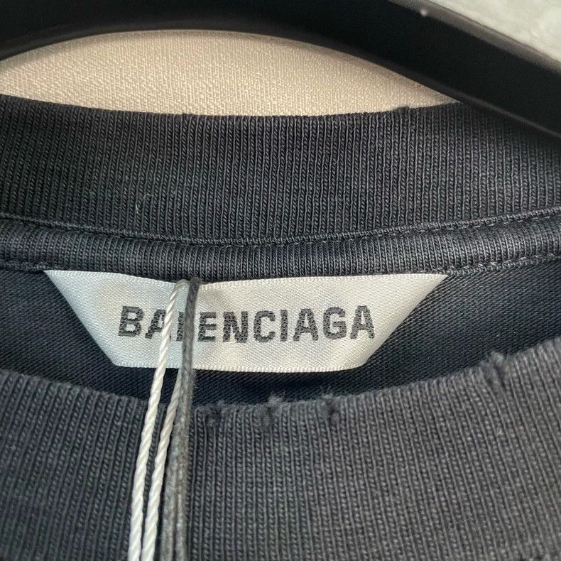 Balenciaga Balenciaga Distressed Teddy Bear Print Short Sleeve Size US S / EU 44-46 / 1 - 3 Thumbnail