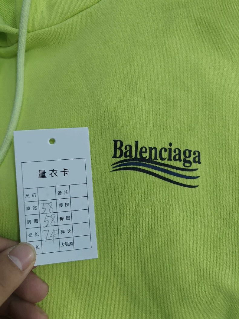 Balenciaga Balenciaga Wave Print Hoodie Size US XS / EU 42 / 0 - 5 Thumbnail