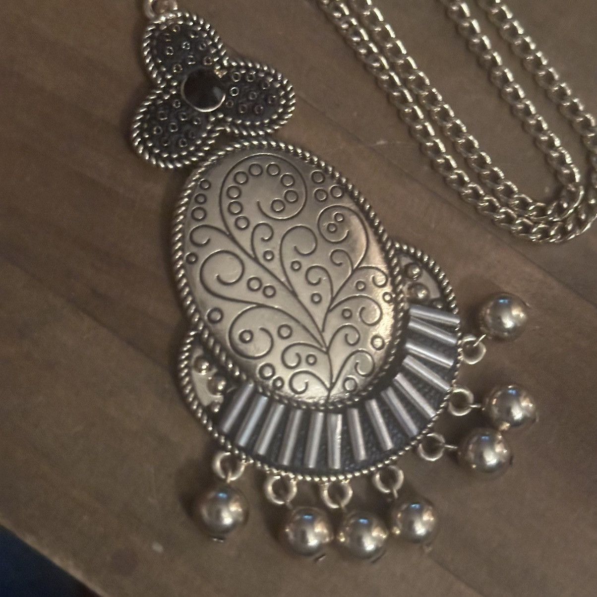 Other Large intricate pendant necklace Size ONE SIZE - 3 Thumbnail