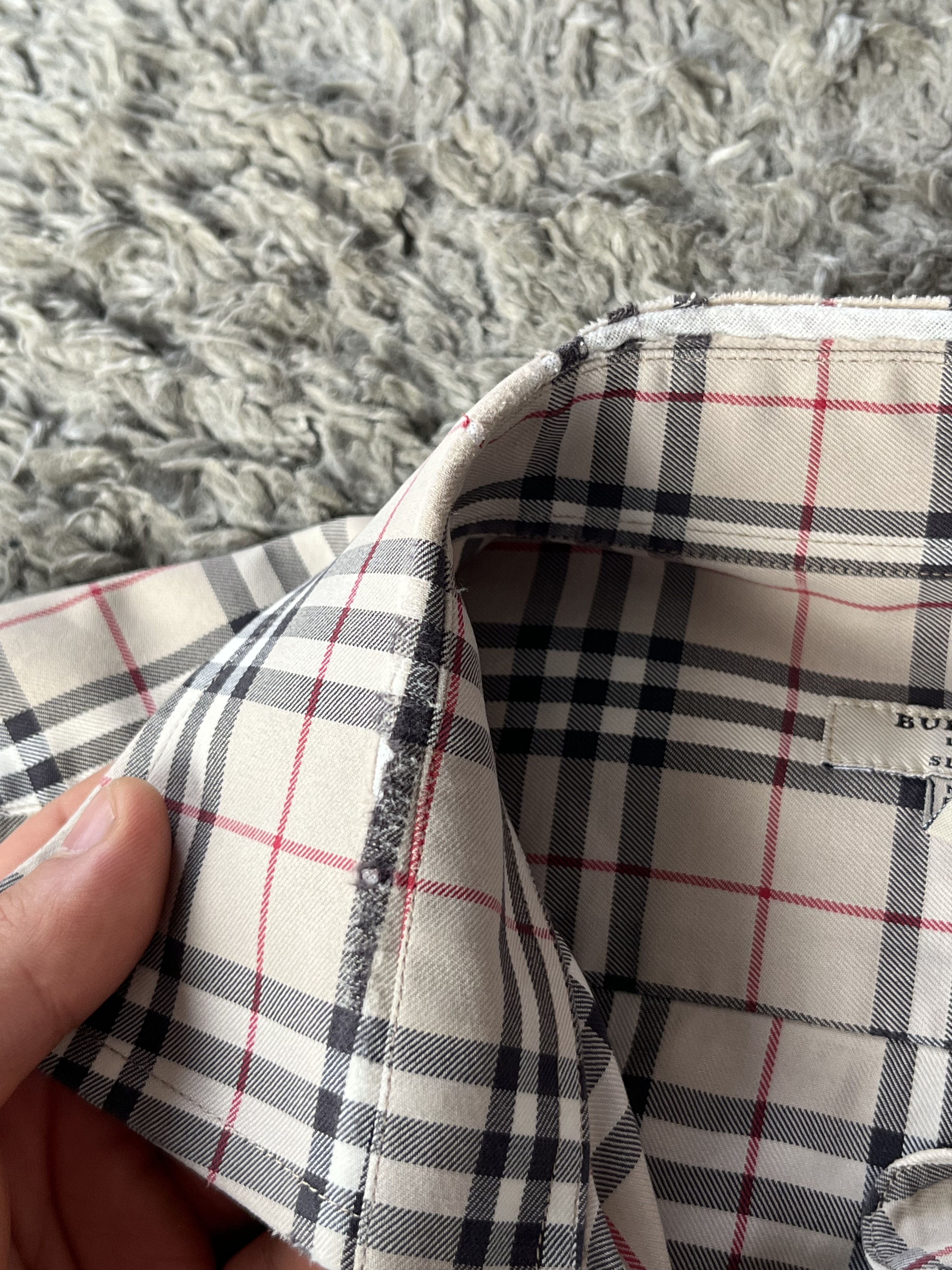 Burberry Luxury Shirt Burberry Monogram Slim Fit Made in Romania Size US M / EU 48-50 / 2 - 10 Thumbnail