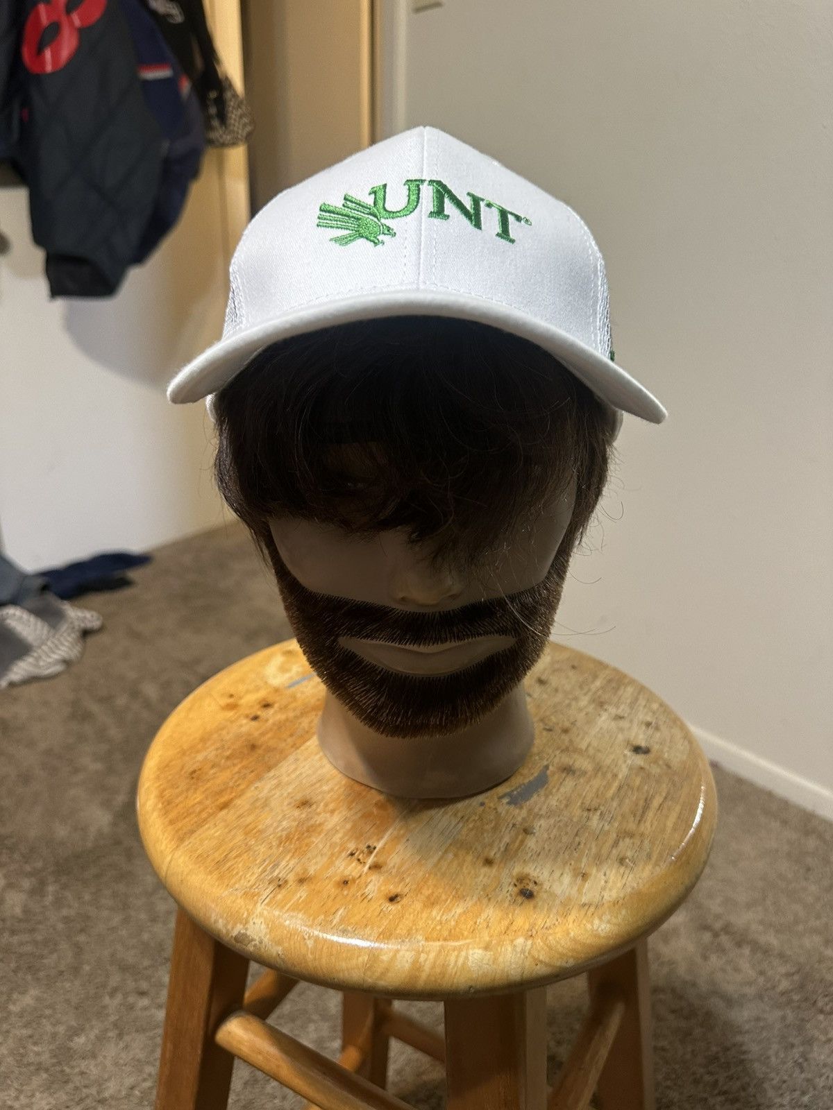 NCAA Vintage University of North Texas “triple white” hat 00s Size ONE SIZE - 1 Thumbnail