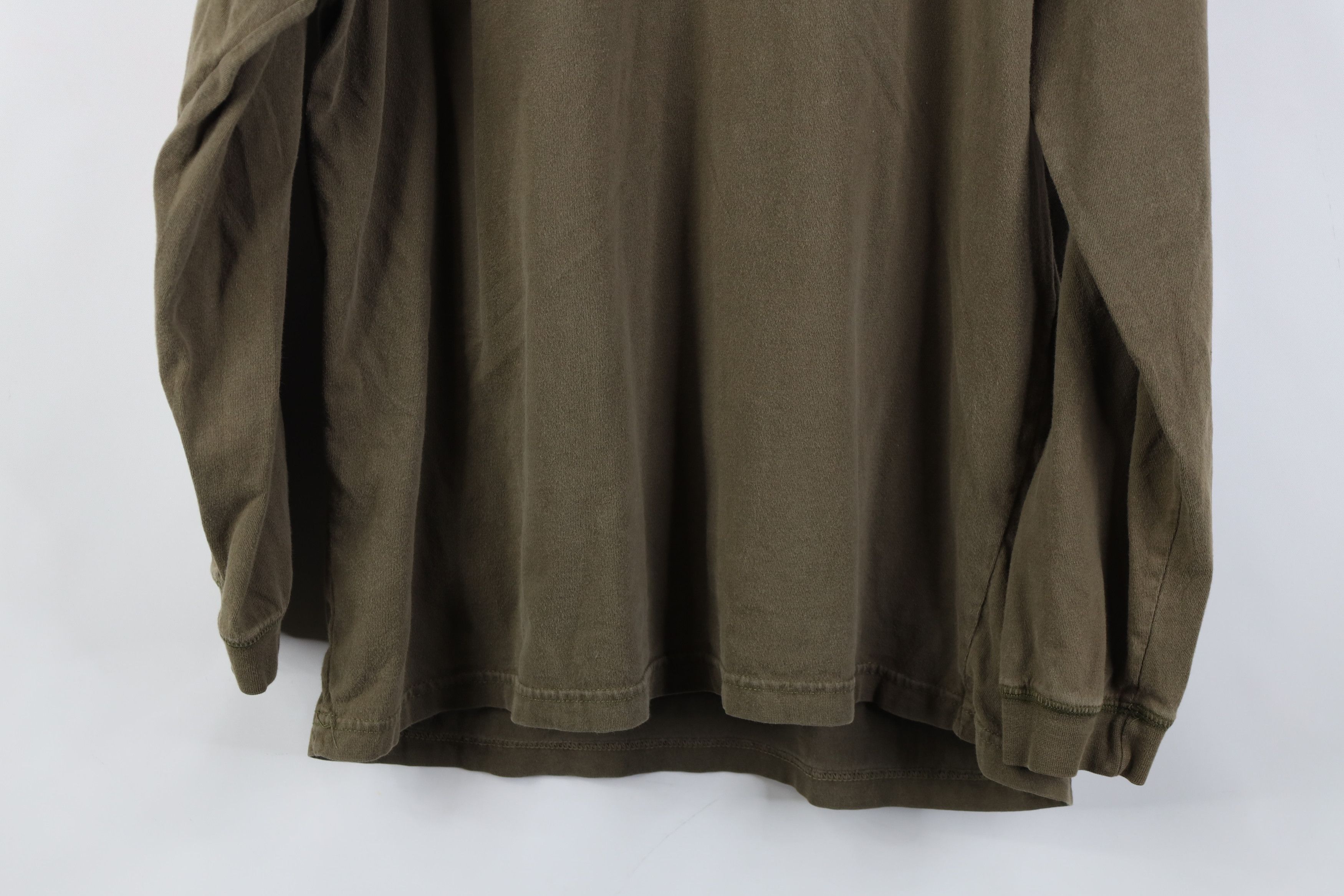 Vintage Vintage 90s Streetwear Long Sleeve Henley T-Shirt Green Size US S / EU 44-46 / 1 - 14 Thumbnail