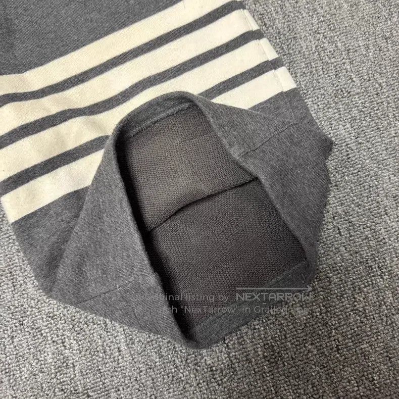 Thom Browne Thom Browne size 3 Solid Striped Shorts Size US 28 / EU 44 - 4 Thumbnail