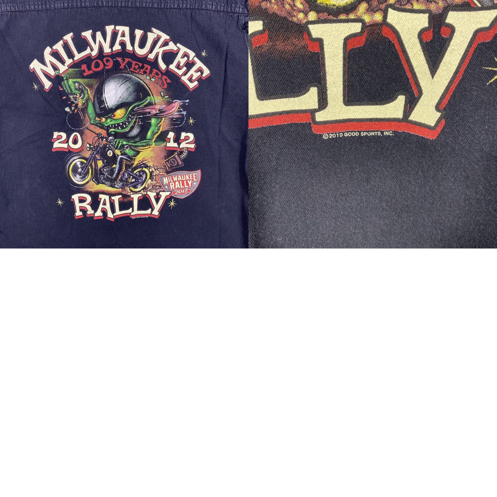 Vintage VINTAGE Hot Leathers Motorcycle Biker Vest Cutoff Sleeves Mens L 2012 Milwaukee Rally Black Cotton L Mens Size US L / EU 52-54 / 3 - 8 Thumbnail