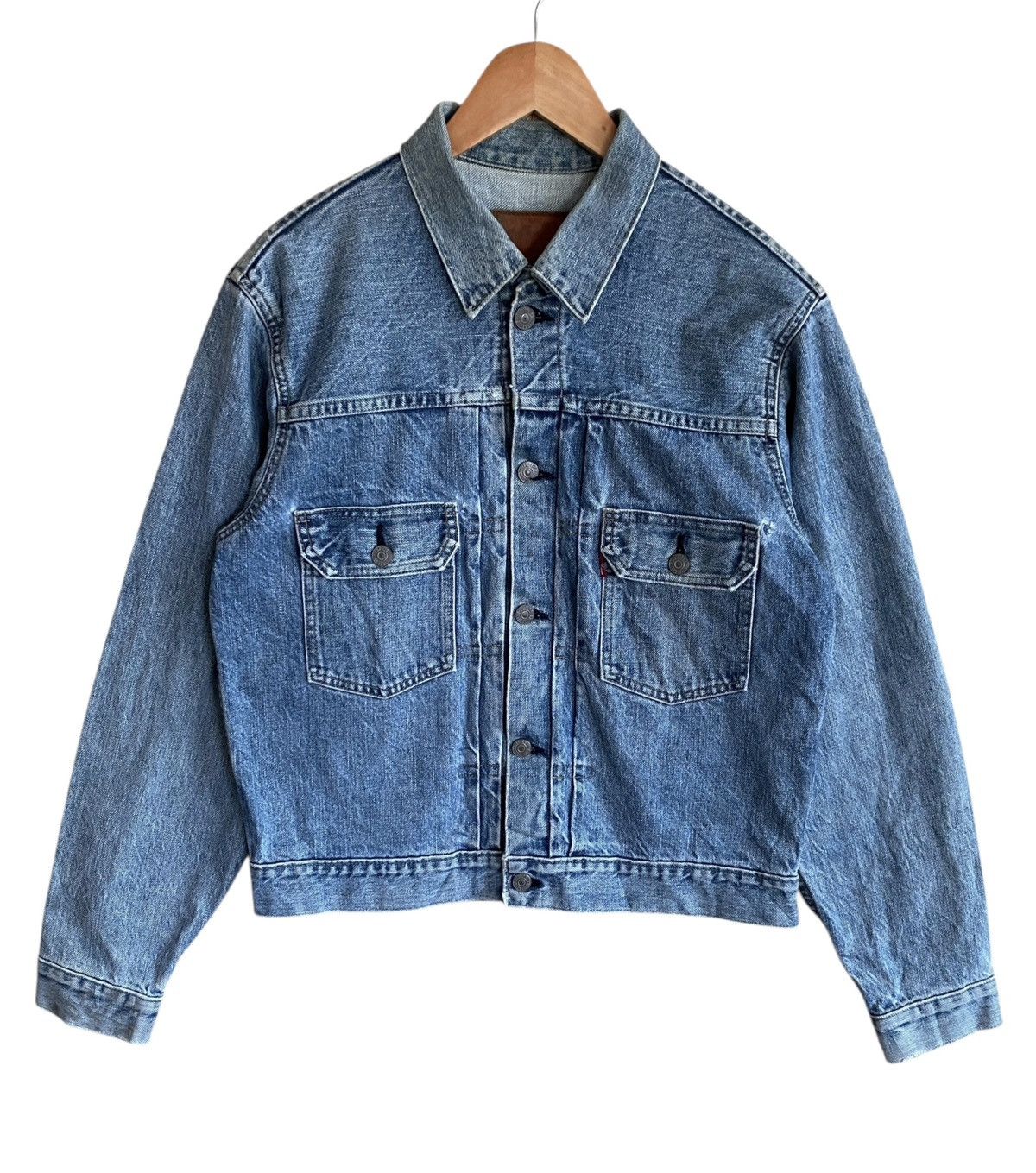 Rare Vintage Brand Levis Type Trucker Denim Jacket 1990s