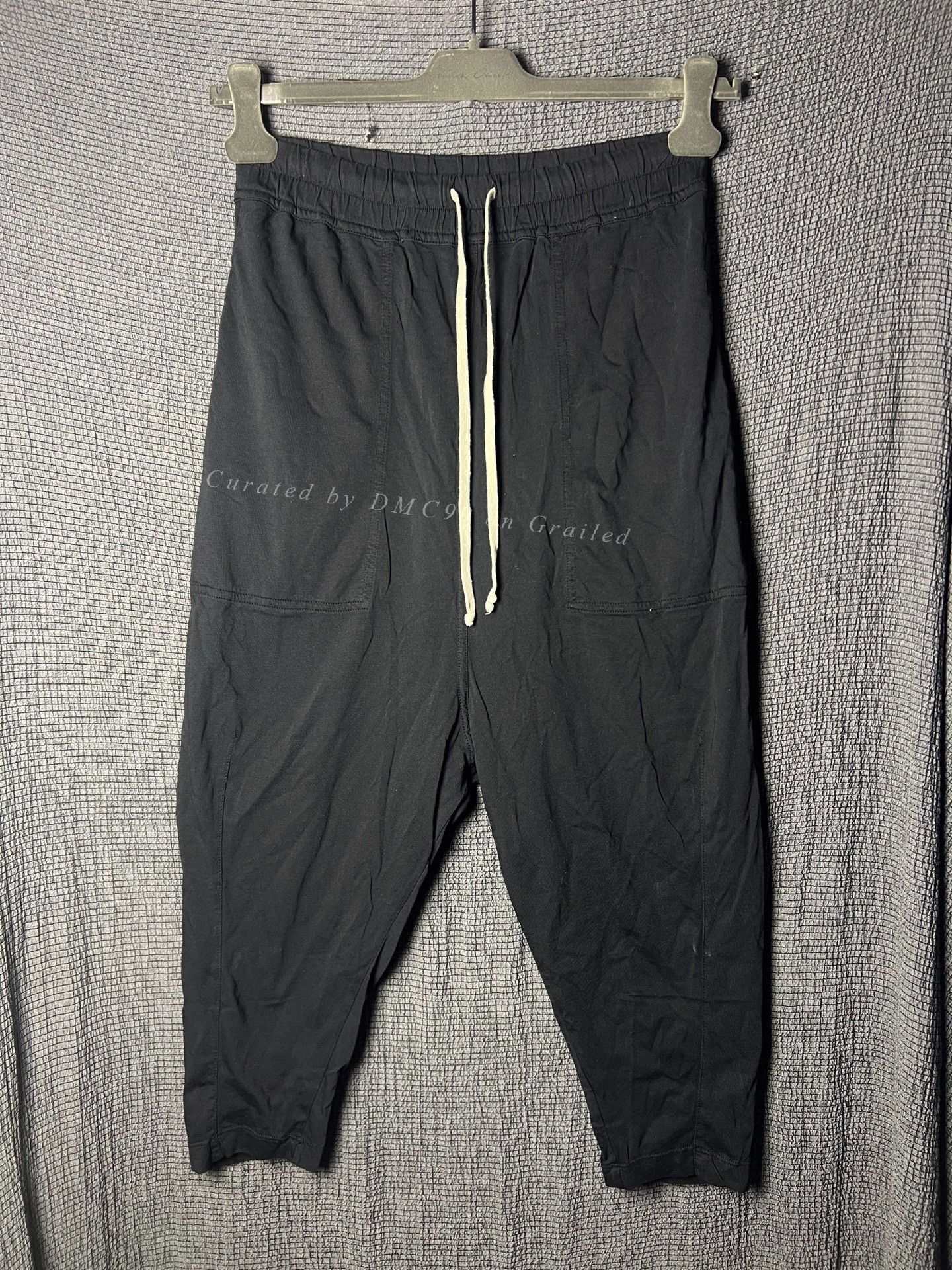 Rick Owens Rick Owens 16FW Cotton Drop-Crotch Cropped Pants Size US 26 / EU 42 - 1 Thumbnail