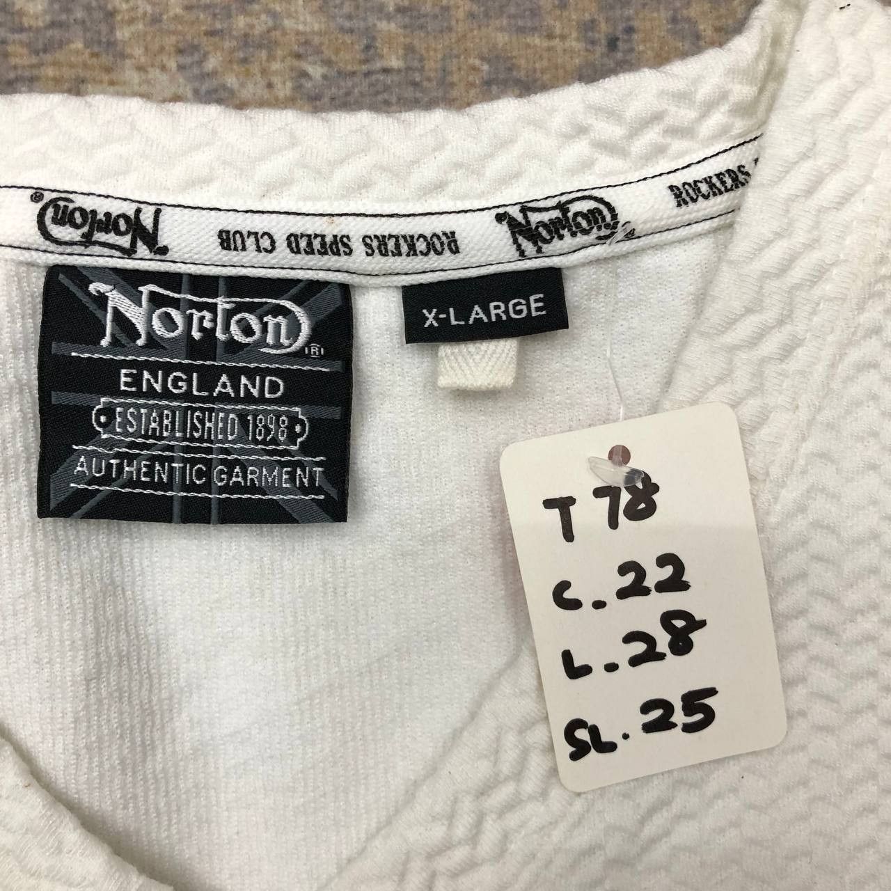 Norton × Sports Specialties T78 NORTON MOTORCYCLE GOOD OLDIE BIG4 ENGLAND TEE Size US XL / EU 56 / 4 - 7 Thumbnail