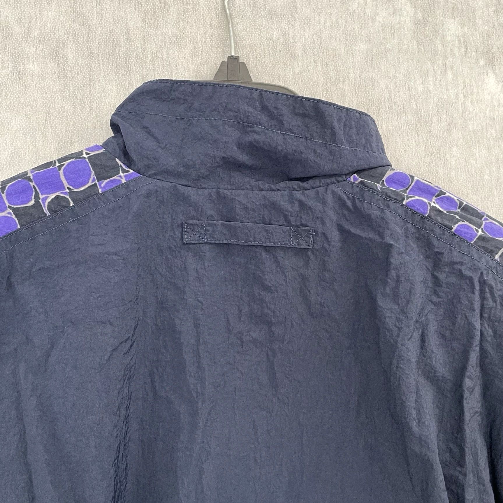 Nike VINTAGE Nike Jacket Womens Medium Purple Full Zip Lined Windbreaker Ladies 10-12 Size M / US 6-8 / IT 42-44 - 6 Thumbnail