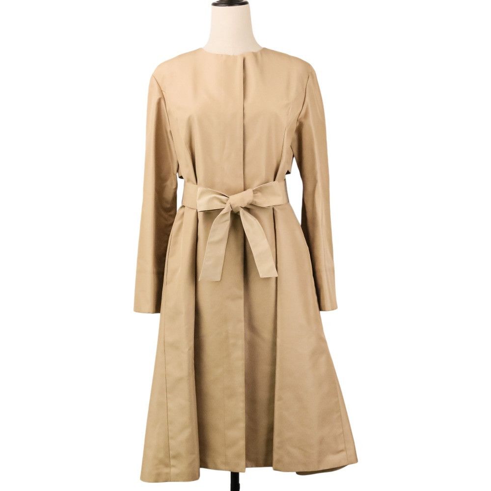 Other Other Foxey Boutique Silk TOFFEE Coat Textile Outerwear 39476 DUTY FREE for USA Size ONE SIZE - 1 Thumbnail